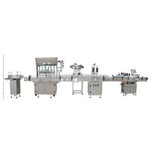 Hot Selling Automatic Liquid Bottle Filling Capping and Labeling Machine