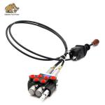 3600 Psi Hydraulic Directional Valve 2 Spool Hydraulic Control BSPP
