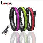 Rechargeable USB LED Dog Collar Pet Product Night Walking Glow Safety