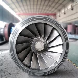 China Speed Polished Hydro Turbine Runner Blade Adjustable Blade Angle and Customized / Height factory
