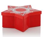 Cardboard cookie packing gift box Stocked luxury wholesale custom round flower