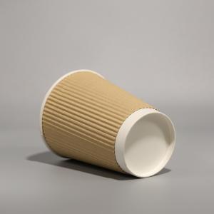 China Leak Proof Disposable Paper Cup 12OZ/16OZ With Snap On Lid For Cold / Hot Coffee factory