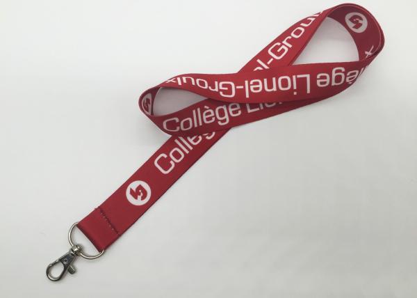 Recycled Heavy Duty Lanyard / Dye Sublimation Lanyards With Portable Phone