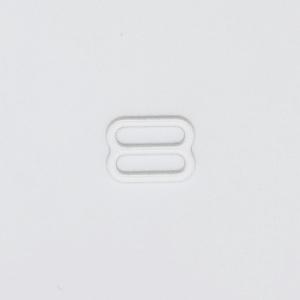 China White 12mm Bra Adjustable Slider Metal Lingerie Hook factory