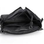 Mens Black Laptop Shoulder Messenger Bag Large Washable Sling Cross Shoulder