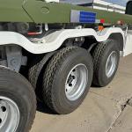 New 40FT Three-axle 12-tire Flatbed Semi-trailer With Anti-lock Braking System