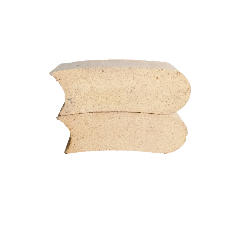 ISO9001 Certificate Light Yellow Universal Arc Refractory Brick for Ladle Large Quantity