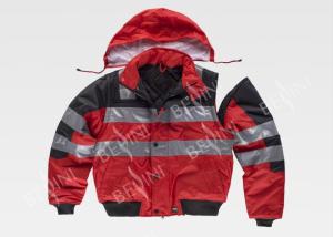 China Professional Safety Work Clothes Mens Reflective Jackets Customized Size factory