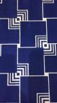 Anti Dustmite Polyester Tricot Fabric , 85g/M2 Navy Blue Polyester Fabric