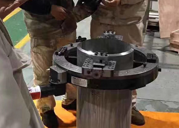 OD Mounted Pipe Cold Cutter Split Frame Tube Cutting Beveling Machine