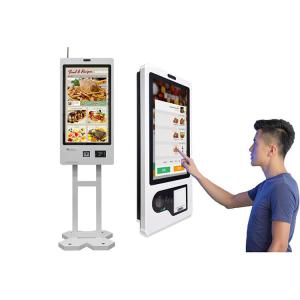 Touch Screen Self Service Payment Kiosk With QR Scanner/NFC Reader