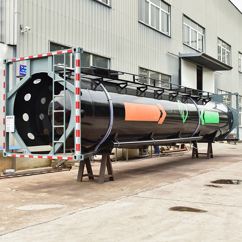 30000L 40FT ISO Tank Container With EURO 5 Standard Manual Transmission Type