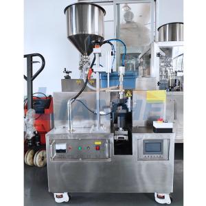 China Rustproof PLC Plastic Tube Filling And Sealing Machine Stable Semi Automatic factory