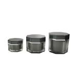 150 ML Capacity Acrylic Skin Care Container Irregular Shape Jar Plastic