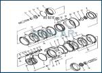 124-15-41920 1241541920 Seal Ring for Transmission Bulldozer D65EX-16 WA900-3E0