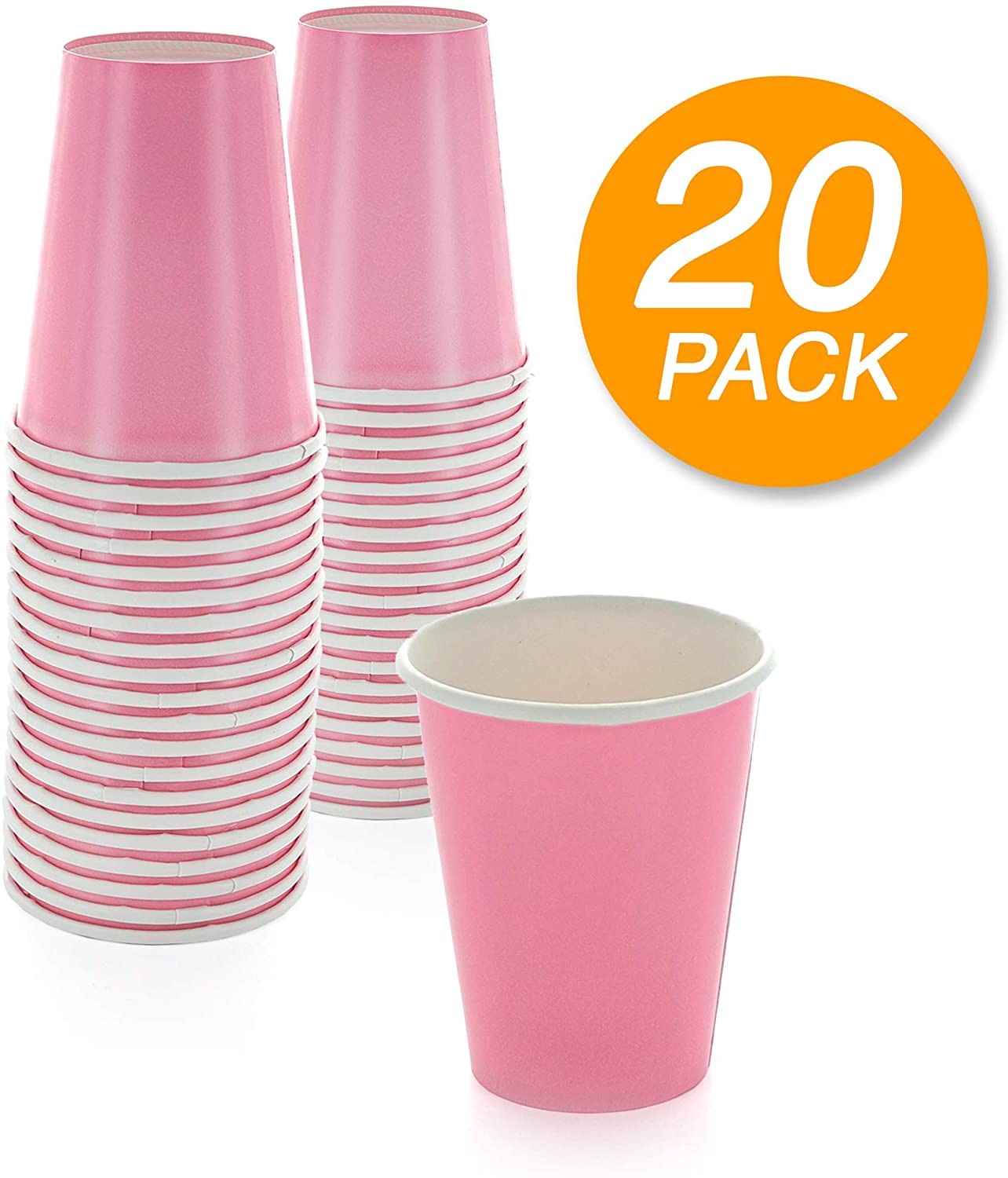 6oz 177.4ml Environment Friendly Insulated Fancy Pink Disposable Tea And Coffee Cups