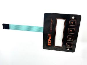 China Microwave Oven 4 Embossing Metal Snap Membrane Keypad Prototype With Flexible Tail on sale