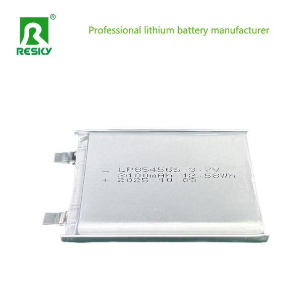 Power Lithium Cell 3.7V 3400mAh 12.58wh Solar Lithium Ion Polymer Battery Pack