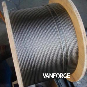 China AISI 316 Marine Grade Stainless Steel Wire 7x7 Construction For Offshore Platform factory