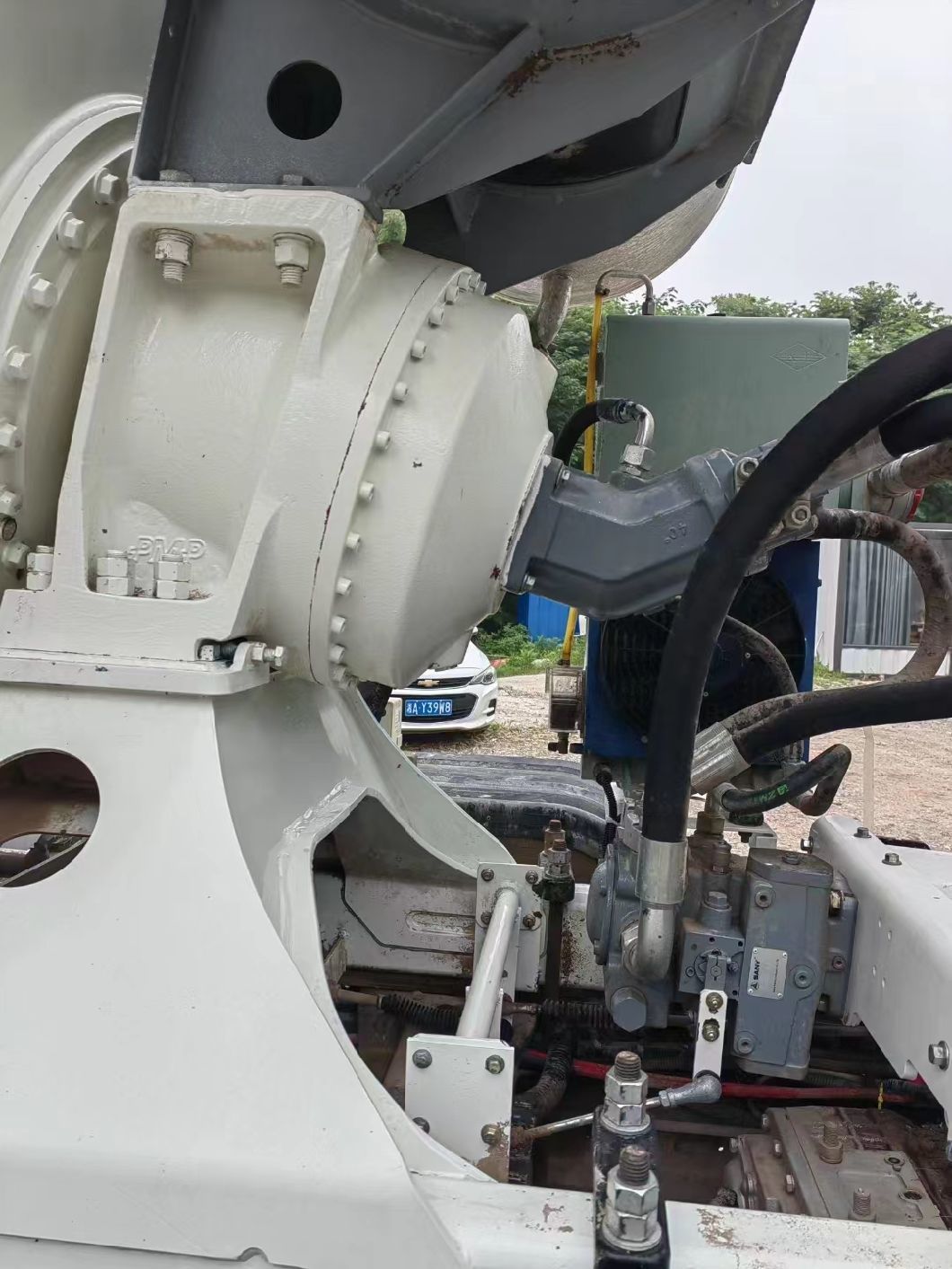 2021 Sy 12cbm Concrete Mixer Truck Concrete Mixing Plant Under Very Good Condition