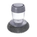 Hot sell Kitchen Soap Dispensing Palm Dish Brush with Dispenser PET and Wire