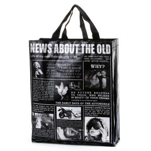 Waterproof PP Check Bag with Adjustable Strap and Zipper Closure