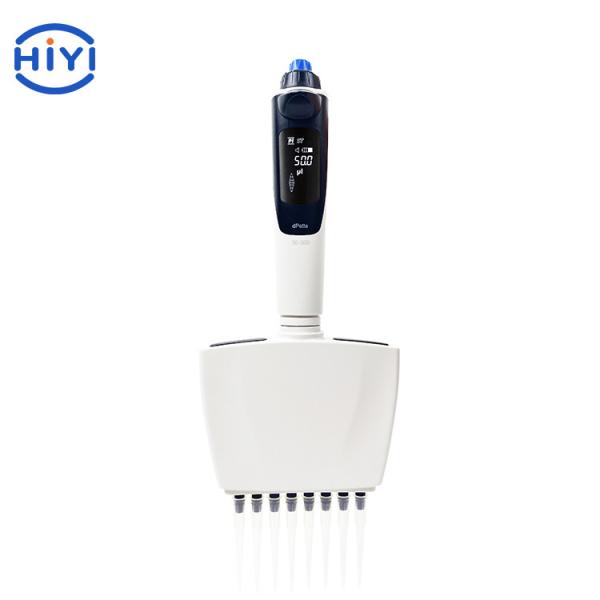 China Liquid Transfer Multi Channel Electronic 8 Channel Pipette 300ul factory