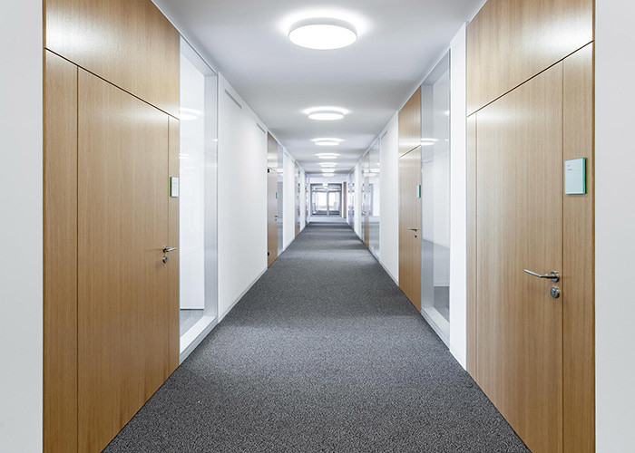 3mm Thickness Aluminum Frame Solid All Steel Office Partition Wall For Commercial Room Customized Size Fire Protection