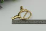 Fashion gold color 32 & 47 mm round shape double bird patter decorative metal