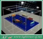 Professional Aluminum Stage Truss for Exhibition Booth Events , T6-6082 aluminum