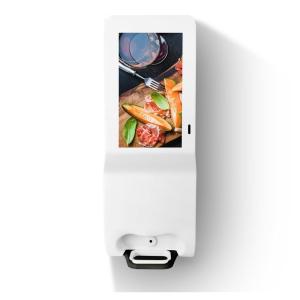 China 3000ml Auto Hand Sanitizer Digital Signage Automatic Dispenser Hand Sanitizing LCD Digital Screen Advertising Player factory