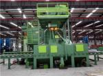 700×550mm Roller Conveyor Shot Blasting Machine Steel Plate And H Beam Cleaning