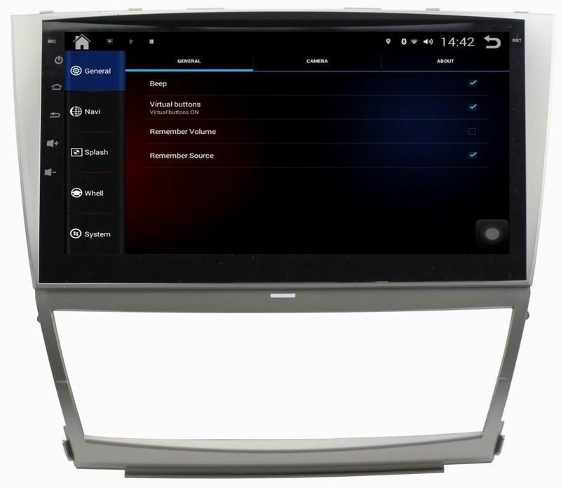 Ouchuangbo car radio stereo gps navigation android 4.4 for Toyota Camry 2006-2011 with bluetooth 3g wifi BUS