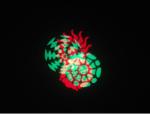 8 Eyes 3W LED Effect Light Unlimited Rotation Gobo Light / Stage DJ Lighting