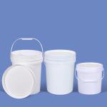 Wholesale Round Durable 5L 10L 20L 5Gal Plastic Bucket with Screw Top for Food
