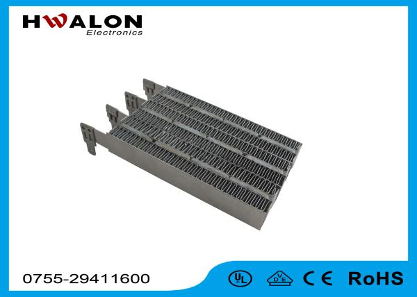 Custom Size PTC Air Heater Air Heating Element With Ripple & Lead , Electric PTC