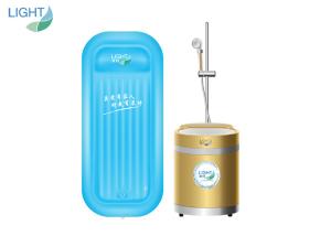 China Disabled Elderly Folding Inflatable Bathtub With Intelligent Solve Shower factory