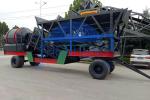 Small 25m3 / H Universal JZM500 Mobile Concrete Batching Plant For Building