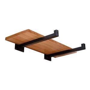 Custom Wall Mounted Retro Decor Shelf Hardware Brace Square Pipe Mounting