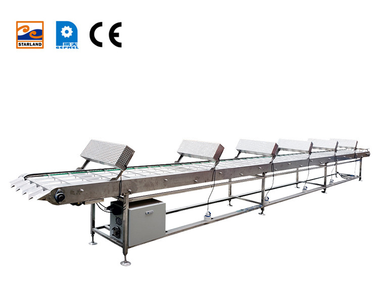 Fully Automatic Marshalling Cooling Conveyor Stainless Steel Material