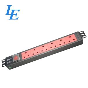 China South Africa Type Server Power Distribution Unit 3 Phase With Switch ROHS Approved factory