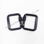 Outdoor Gear Essential Square Locking Carabiner Clip with Electrolytic Treatment