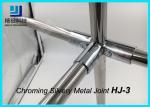 T Shape Vertical Metal Joint Chroming Connector For Industrial Stage HJ-3D