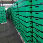 50kg Corrugated Plastic Moving Boxes Crates Hollow Sheet Turnover Box Plastic