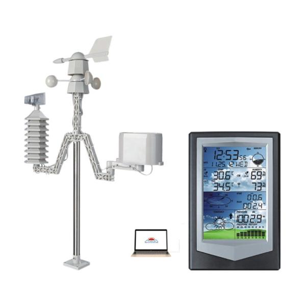 Home Outdoor Wireless Weather Station With Color Display And Temperature