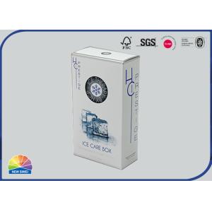 CMYK Print C1S Cardboard Folding Carton Box Silver Foil Stamping