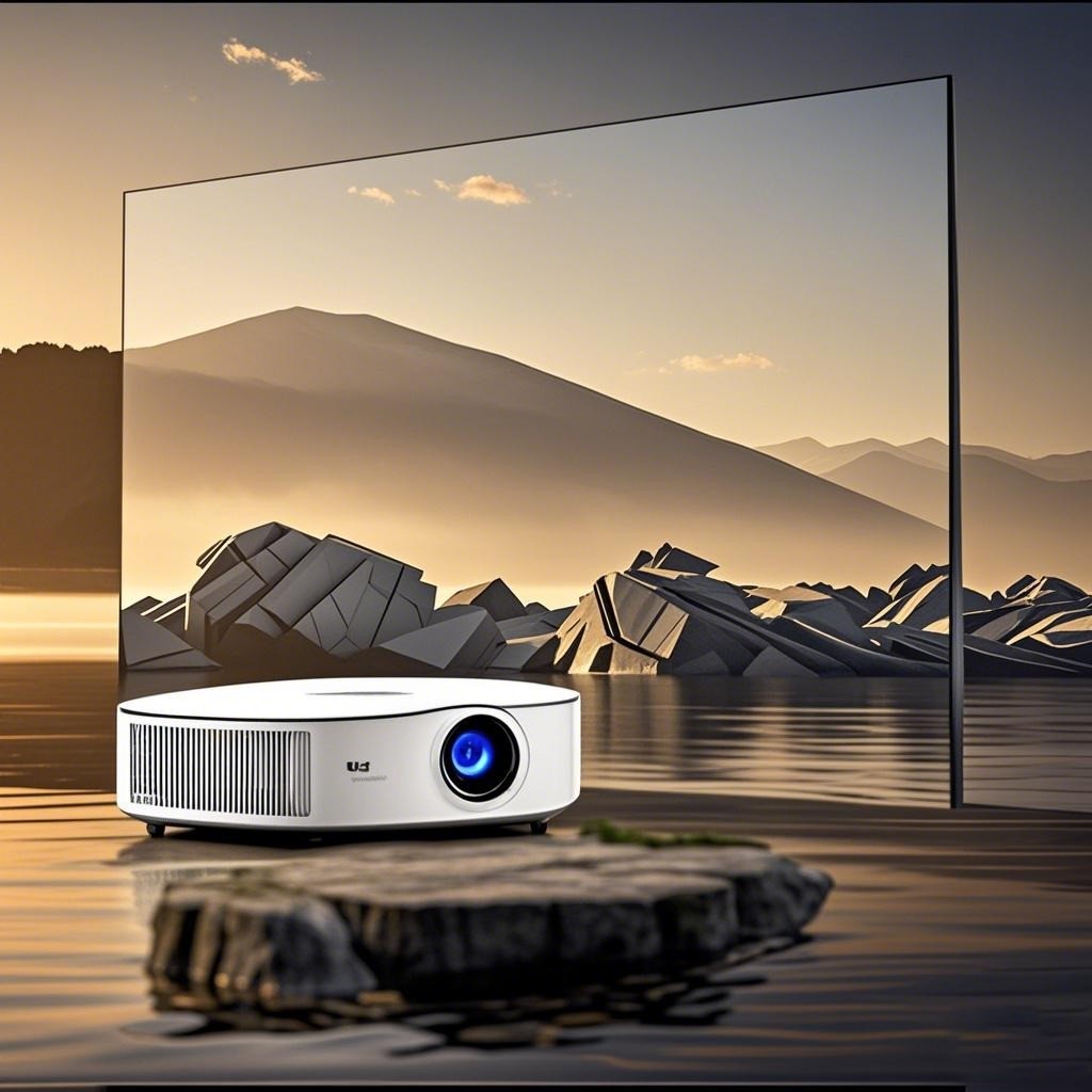 China 120 Inch - 200 Inch Fixed Frame Projection Screen Long Throw Movie Projector Screens factory