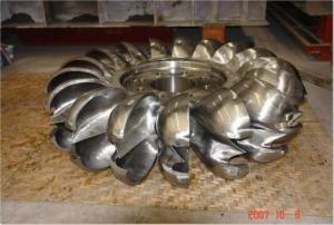 China 1000kw Pelton Francis Hydro Turbine Runner Water Turbine Generator factory