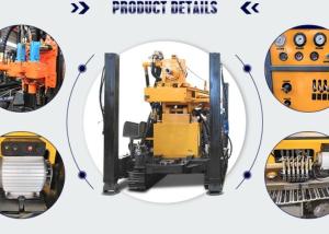China ISO Water Well Drilling Rig 180m Pneumatic Borewell Machine factory