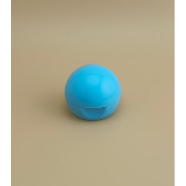 Sky Blue Plastic Smooth Spherical Lid for Cosmetic Bottles